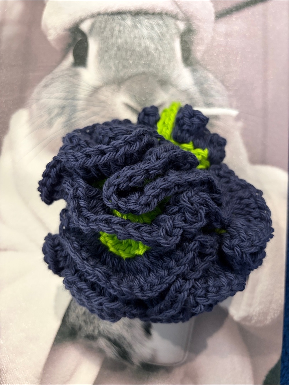 Bath Pouf Handmade Crochet 100% Cotton - Picture 3 of 9